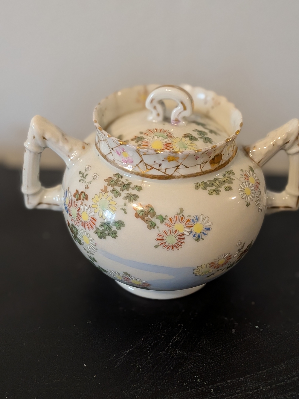 Vintage Japanese Nippon Sugar Bowl